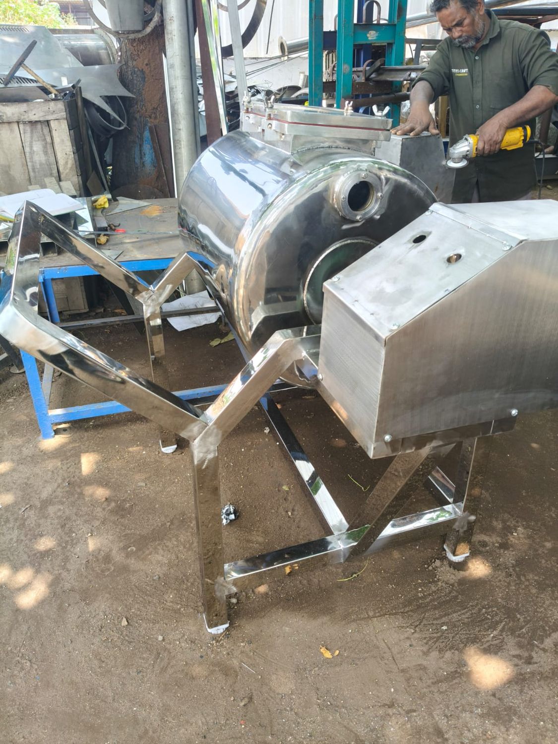 Rotary Drum Roaster — Leader