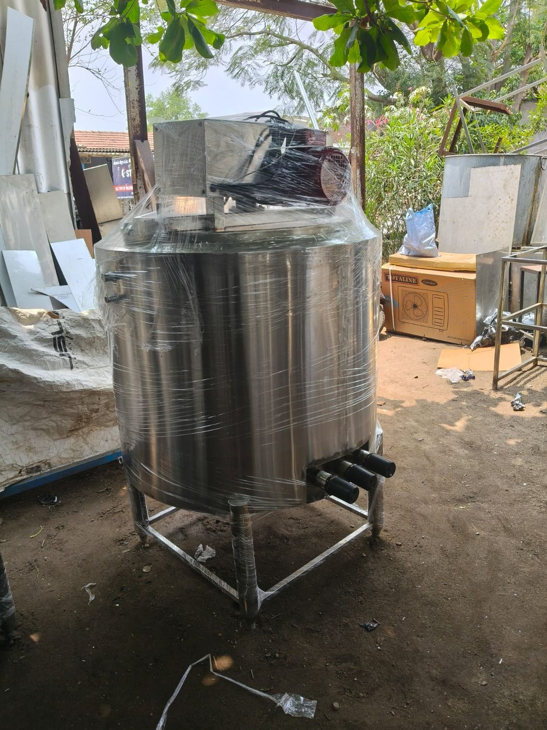 Jacketed Mixing Tank — Leader workshop